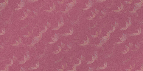 Fototapeta premium Abstract pink feather pattern texture isolated on white background