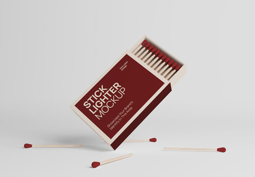 Lighter Stick Mockup