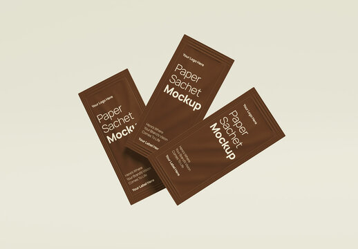 Paper Packet Mockup