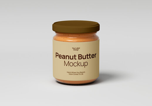 Peanut Butter Mockup