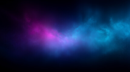 Cosmic nebula energy cloud background. Vibrant blue and purple glowing space galaxy stardust trail....
