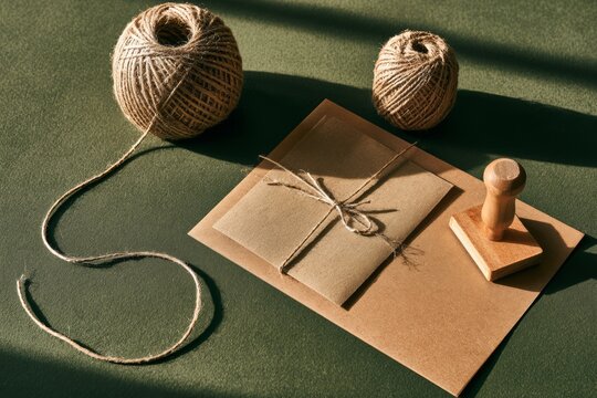 Eco Friendly Packaging Materials Flat Lay
