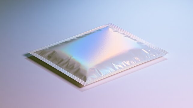 Padded Mailer Envelope With Holographic Foil Surface