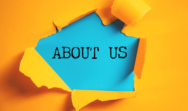 About Us Service Contact Information Concept