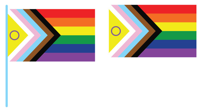 New intersex inclusive progress pride flag 2026. New inclusive and progressive intersex pride flag