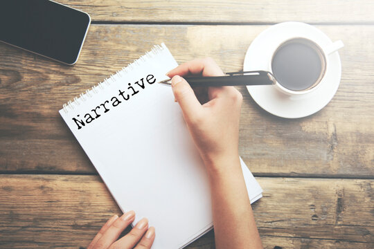narrative word  inscription books background