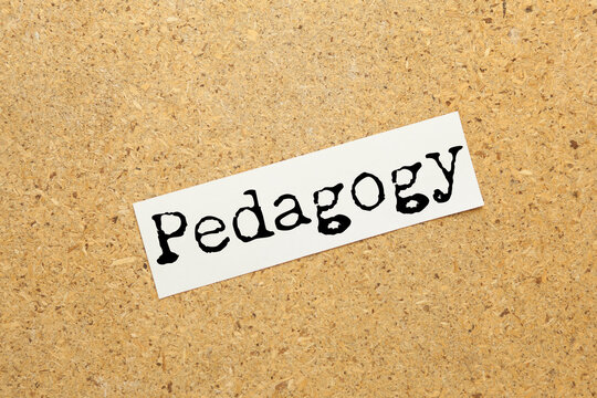 pedagogy word in white paper