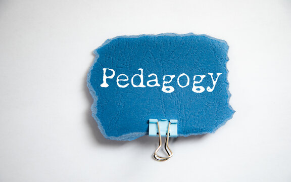 pedagogy word in white paper