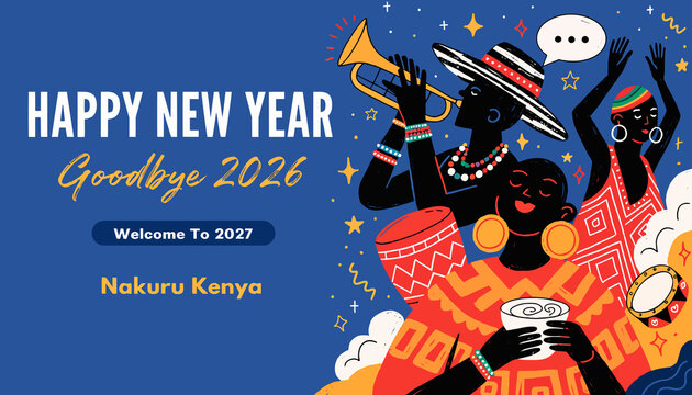 Happy New Year celebration in Nakuru Kenya