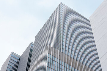 Fototapeta premium Glasfassade an einem modernen Büroturm