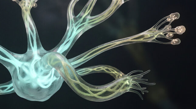 Clustered 3D branch tips glowing like scattered sparks