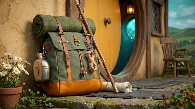 Backpack ready for adventure