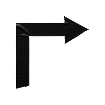 Black bent arrow icon pointing to the right