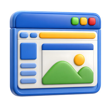 World Wide Web Day browser window interface icon featuring stylized digital layout elements.