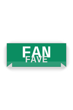 Crowd fave star label with thumbs up accent. Community endorsed consumer approval graphic isolated on transparent background.