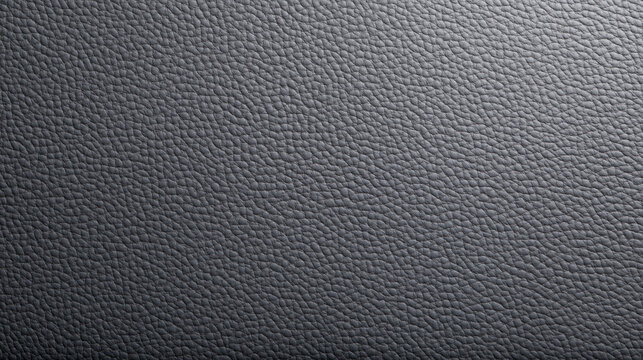 Black Leather Texture Surface Background with Fine Pebbled Grain