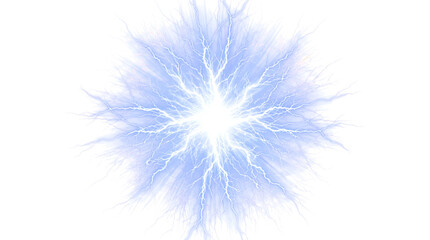Fototapeta premium Supercharged Flash Ray Radial Bolt Burst Light Effect Overlay Isolated on transparent background
