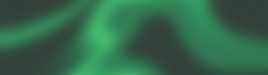 Deep dark green and emerald abstract gradient background with smooth flowing silk wave texture and grainy noise for moody natural modern design © backgroundsupply