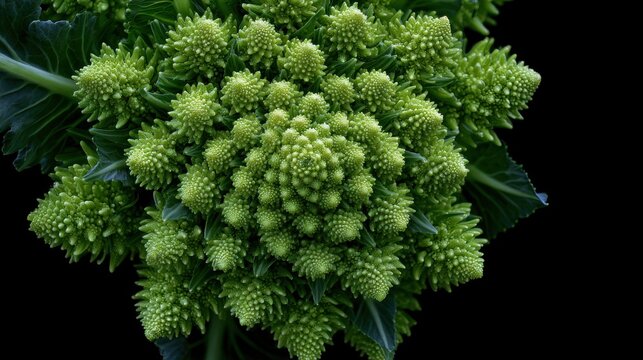 Close-up of a bunch of green flowers. the flowers are arranged in a cluster and appear to be fresh and vibrant. the petals are a bright green color and are slightly curled at the edges.
