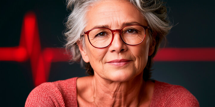 Older Woman Experiencing Chest Pain Indicating Heart Disease Symptoms