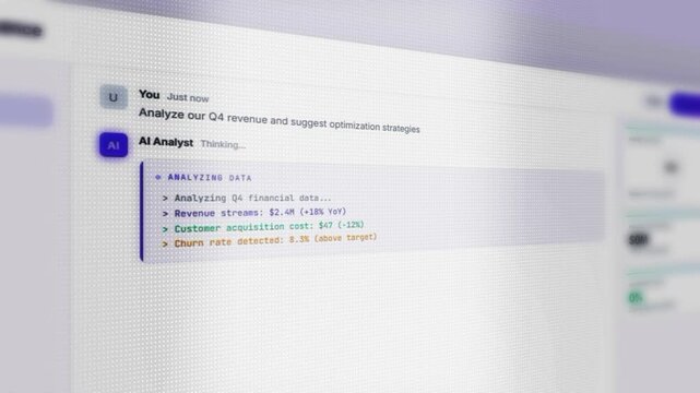 AI Artificial Intelligence & Business Analytics Dashboard