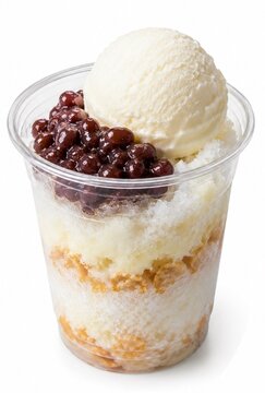 Korean cup bingsu shaved ice