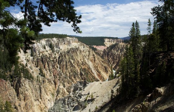 Randonn&eacute;e au canyon de Yellowstone - USA