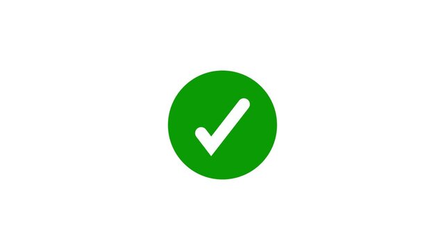 check mark icon in green circle