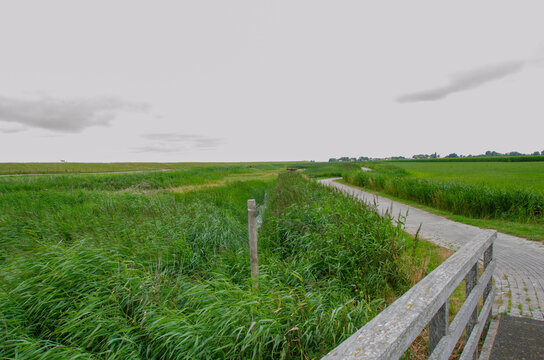 mit dem Fahrrad durch Friesland