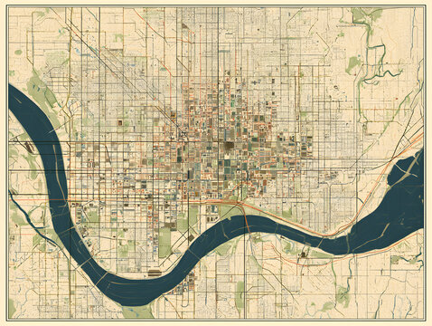 Peoria, Illinois &ndash; city layout