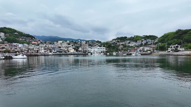 真鶴半島の付け根にある真鶴漁港