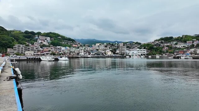 真鶴半島の付け根にある真鶴漁港