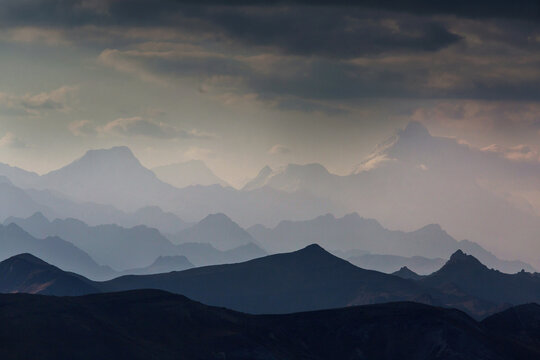 Mountains silhouette