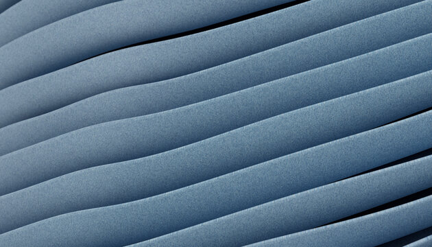 Blue wavy textured pattern creates a modern abstract background
