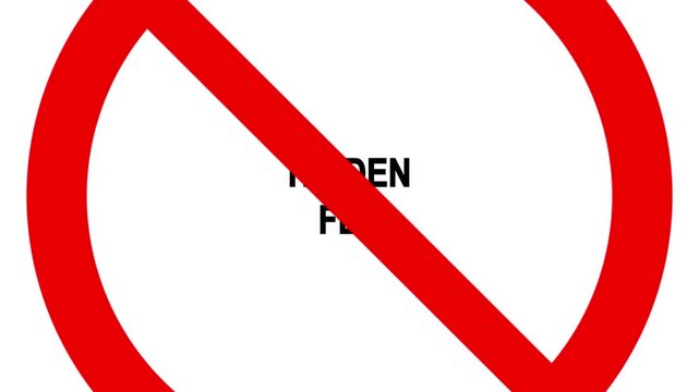 Red No Hidden Fees stamp on white background with alpha channel.