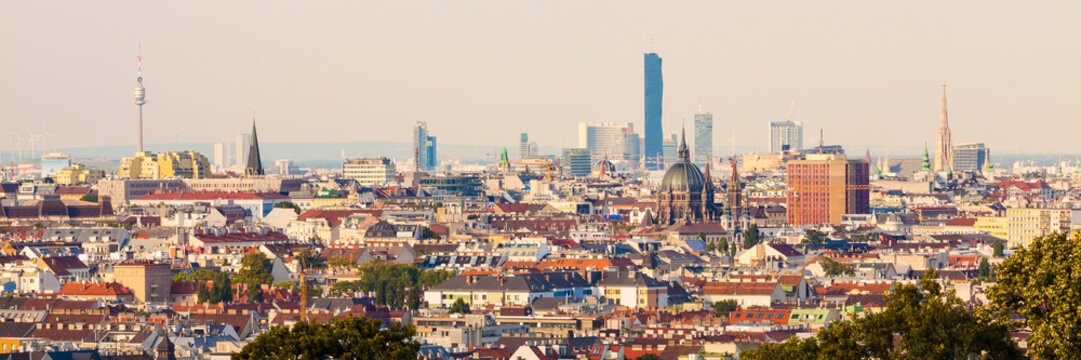Austria, Vienna, cityscape, panorama