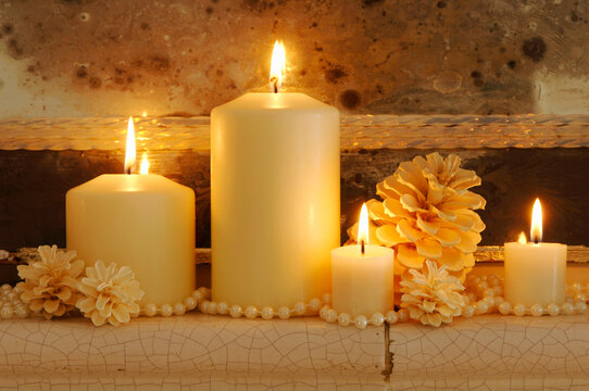 Christmas decoration, candles