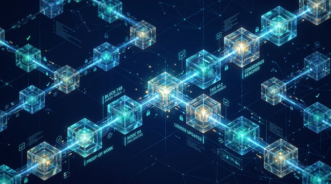 blockchain crypto bitcoin ether ledger distributed network digital currency finance technology future cyber data security hash mining node transaction block chain web3
