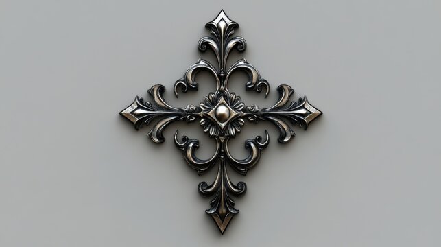 Ornate Metal Decorative Element Gigapixel v2 6x