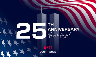 9 11 25 years, Patriot Day 25th anniversary, September 11 01 © Auguste Lange