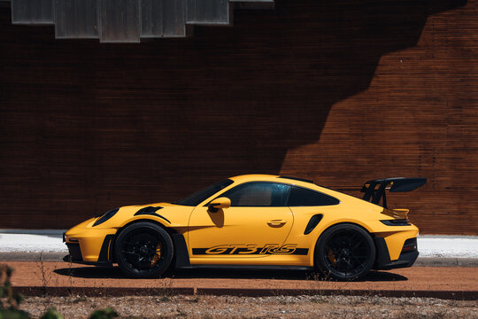 Porsche 911 GT3 2025 at the parking of hotel