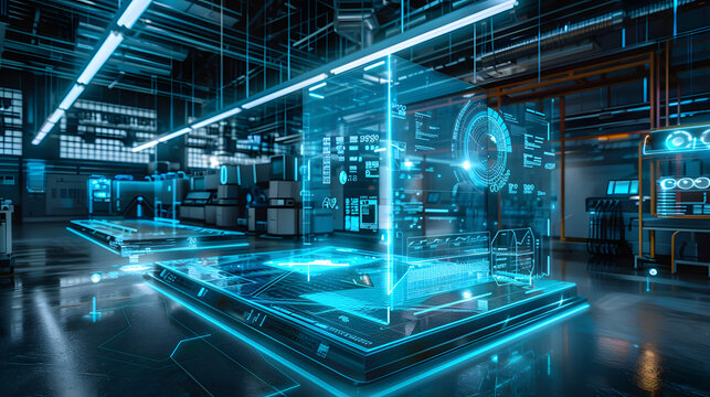 Holographic management system transforming future manufacturing with smart automation and digital innovation