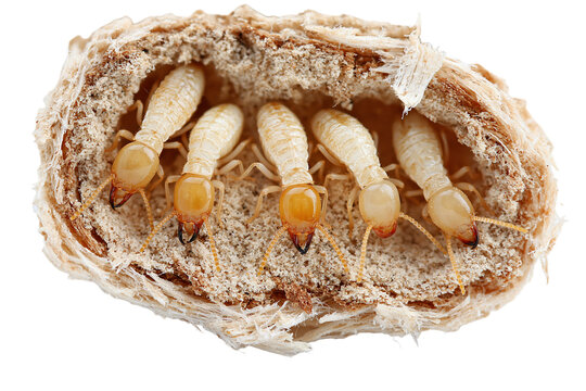 Close-Up of Termites in Their Nest PNG cutout