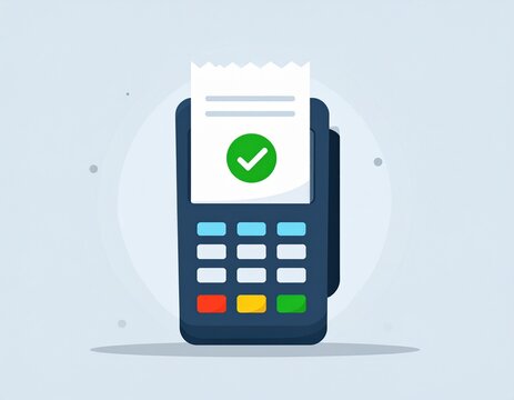 Paid Receipt Flat Business Finance Icon