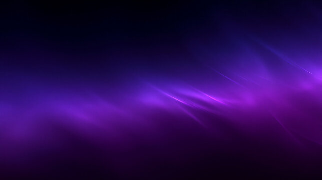 Abstract Purple Glowing Light Wave on Dark Background