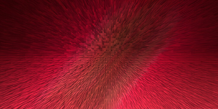Abstract red background with a sharp geometric spike texture