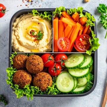 Bunte Lunchbox f&uuml;r die Arbeit