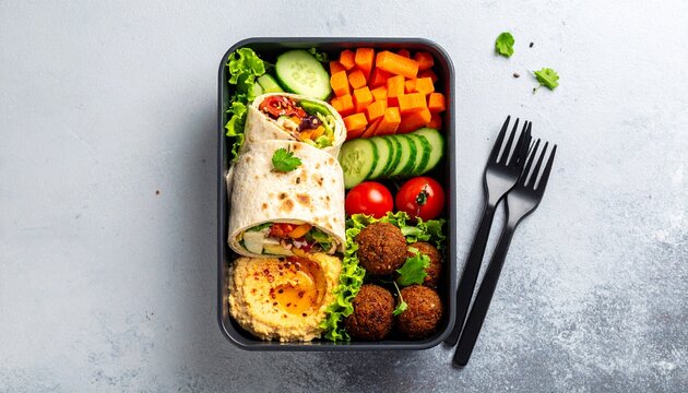 Bunte Lunchbox f&uuml;r die Arbeit