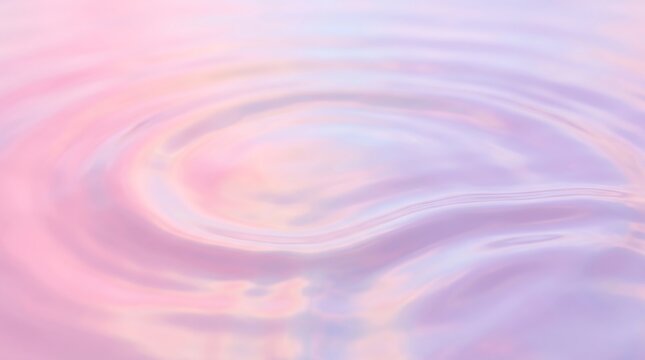 Pastel Liquid Ripple Ambient Background in Soft Pink and Lavender
