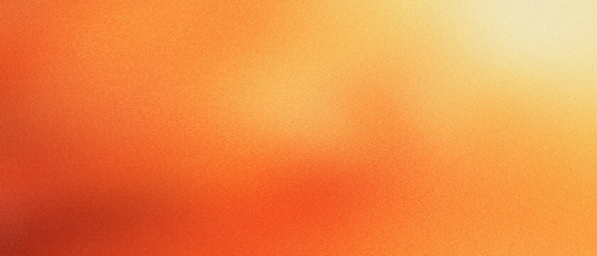 Warm orange gradient background with soft light leaks and vibrant yellow glow. Abstract sunset bokeh texture for summer marketing. Smooth blurred backdrop for creative digital design projects.